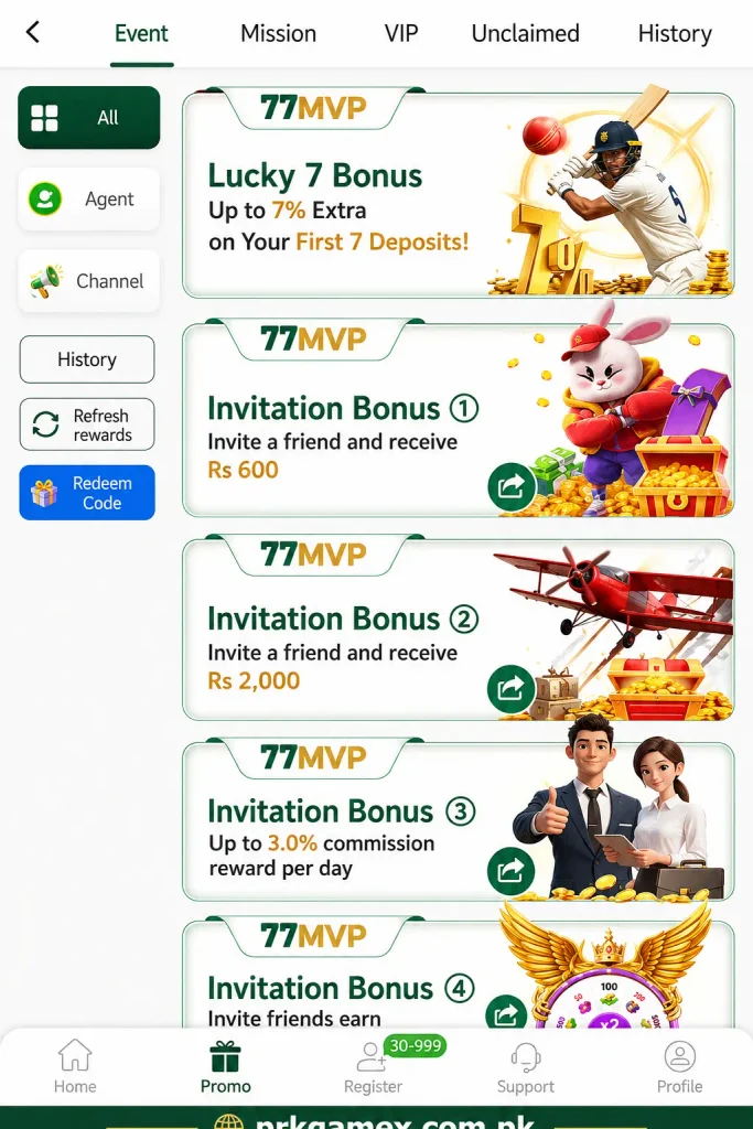 77MVP Game APK Best Earning PLateform