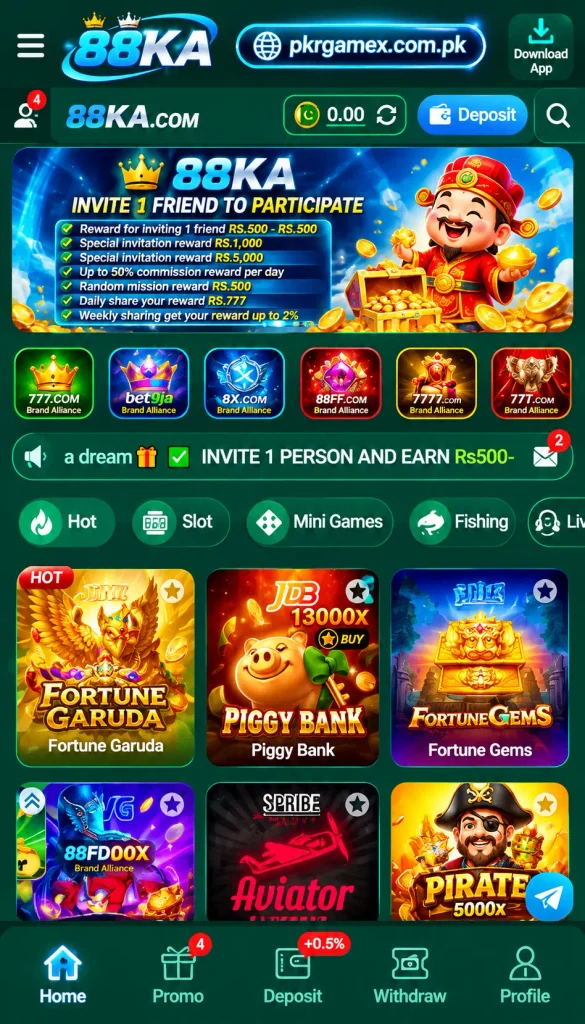 88KA Game Download Latest Earning Application In Pakistan