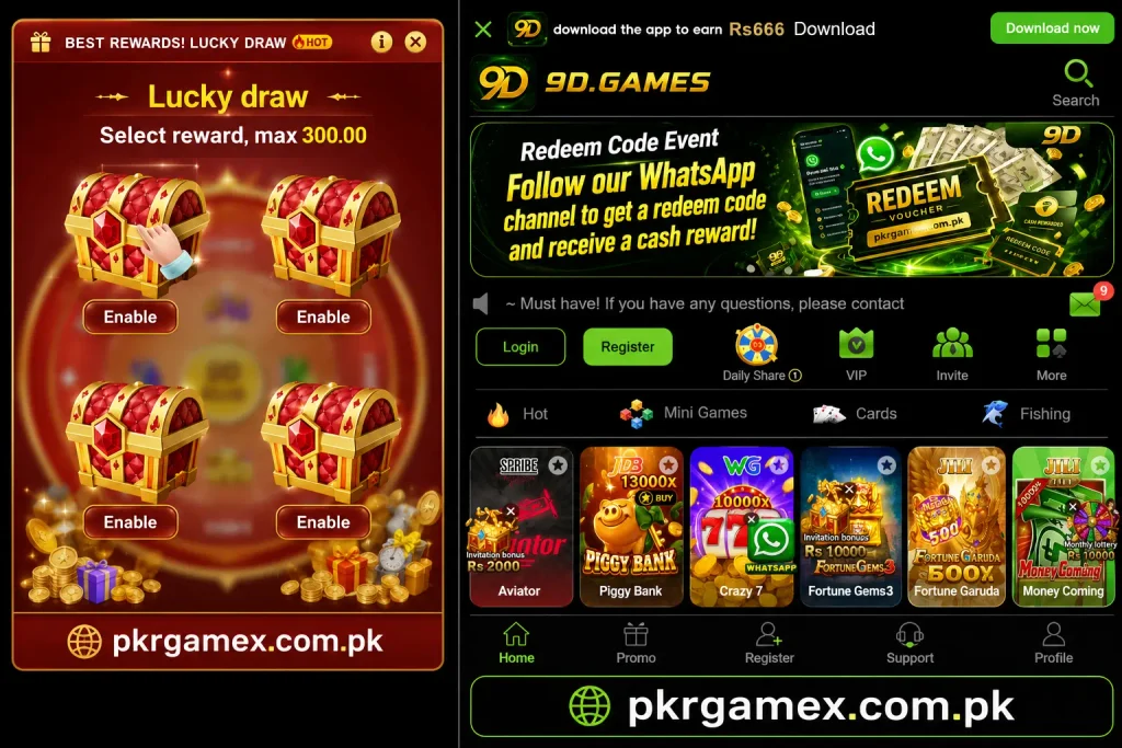 9D Game APK Earning Web Features 2026
