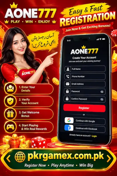 Aone777 Game APK Registration Steps