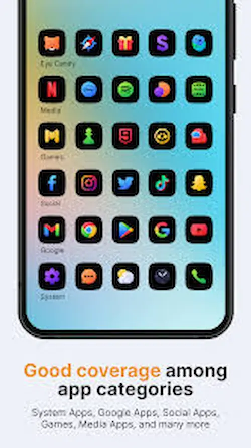 Ares Dark Icon Pack 2026 APK