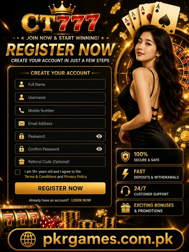 CT777 Game APK Registration Steps For Android Users