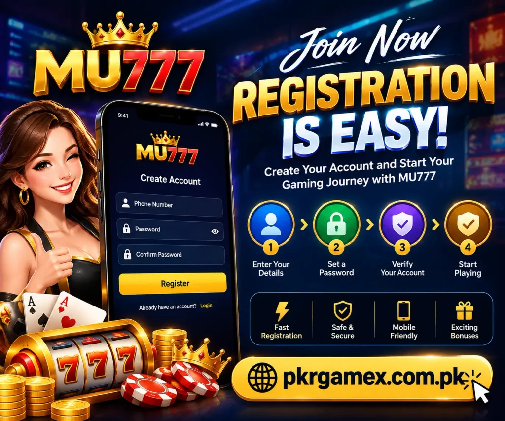 MU777 Game APK Easy Registration steps