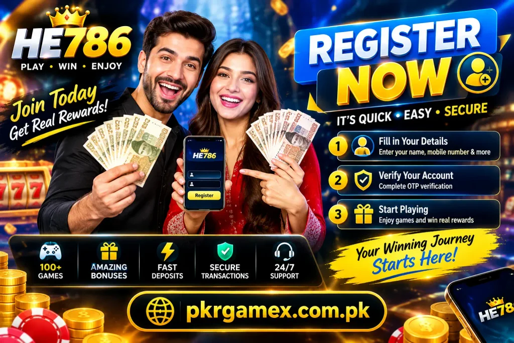 HE786 Game APK Registration Steps