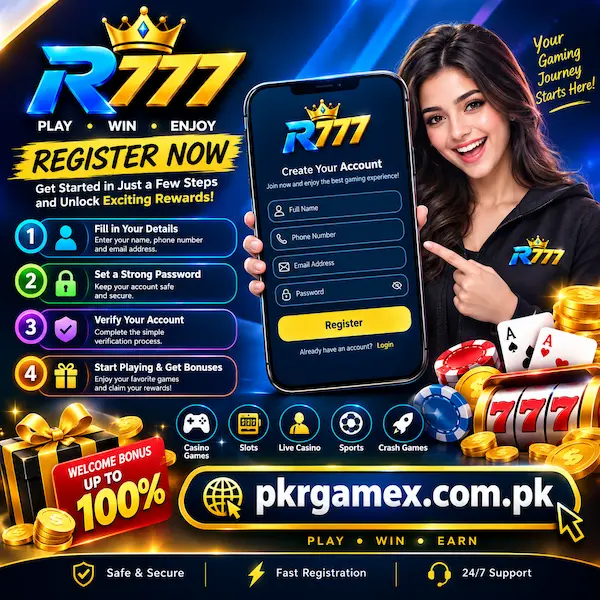 R777 APK Game Registration Steps