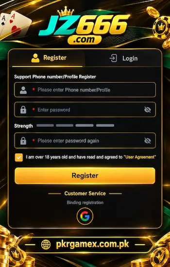 JZ666 GAME APK Registration Steps For Free Earning