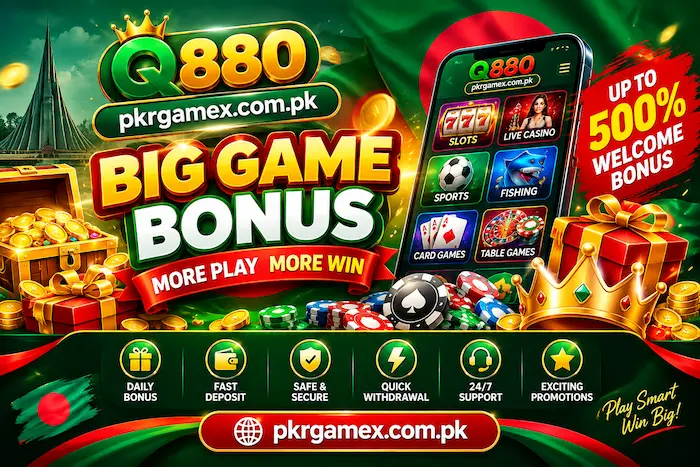 Q880 APK Log In For TAKA Earning Games In BD