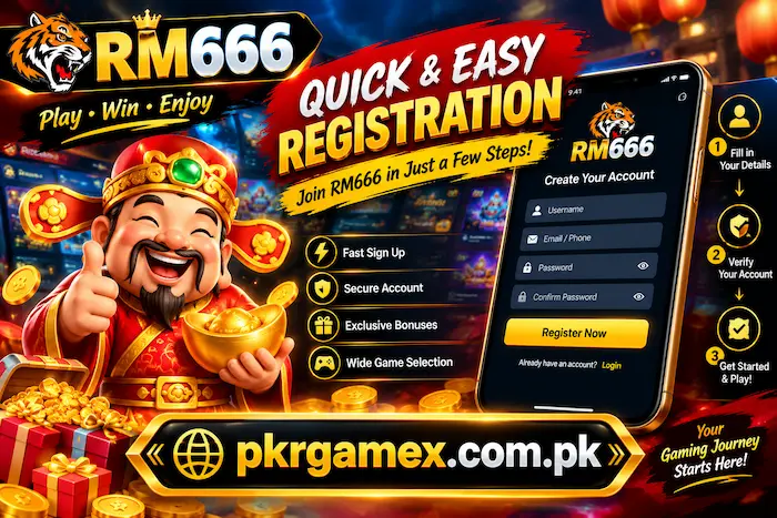 RM666 Game APK Registration Steps